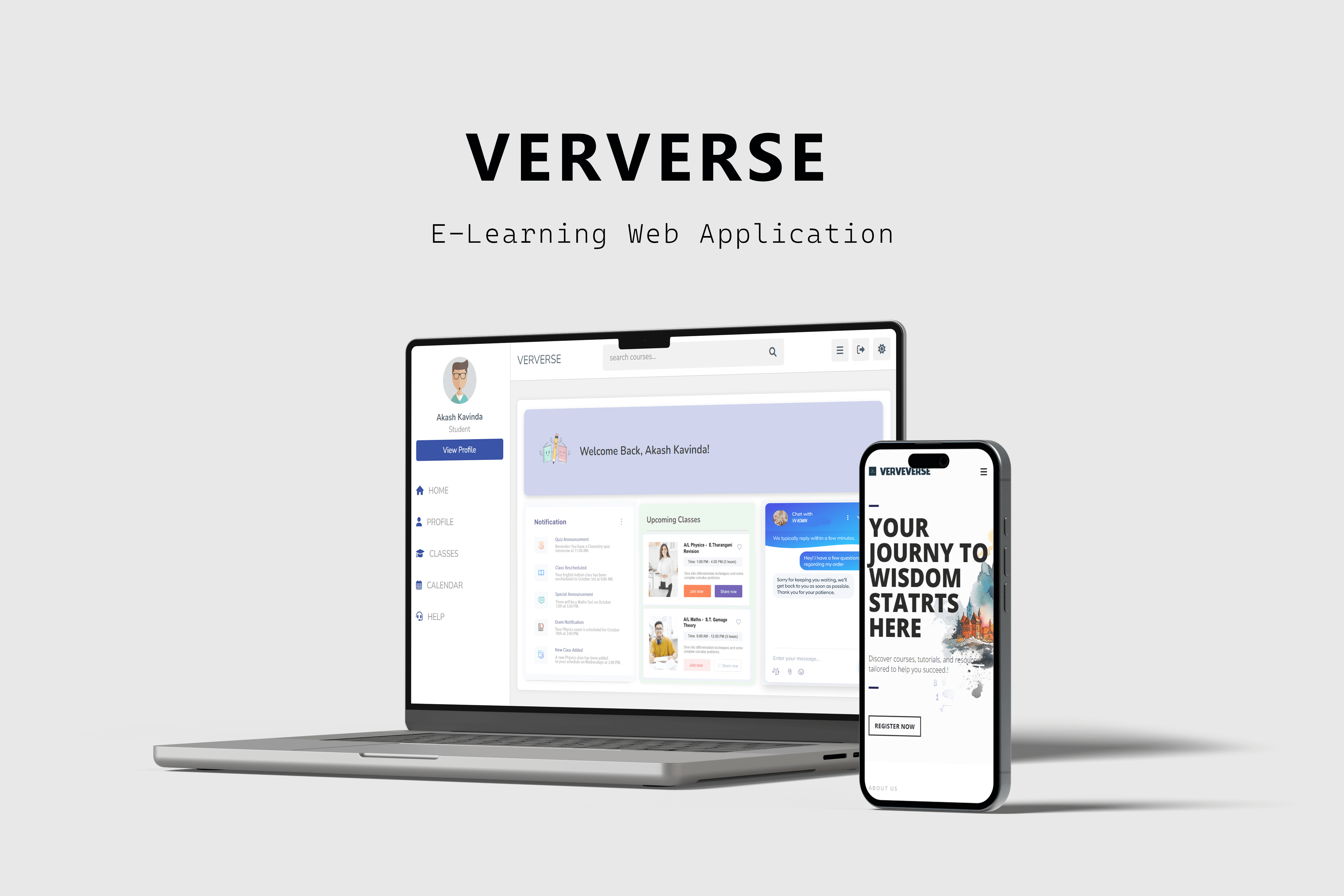 Ververce eLearning Platform Design
